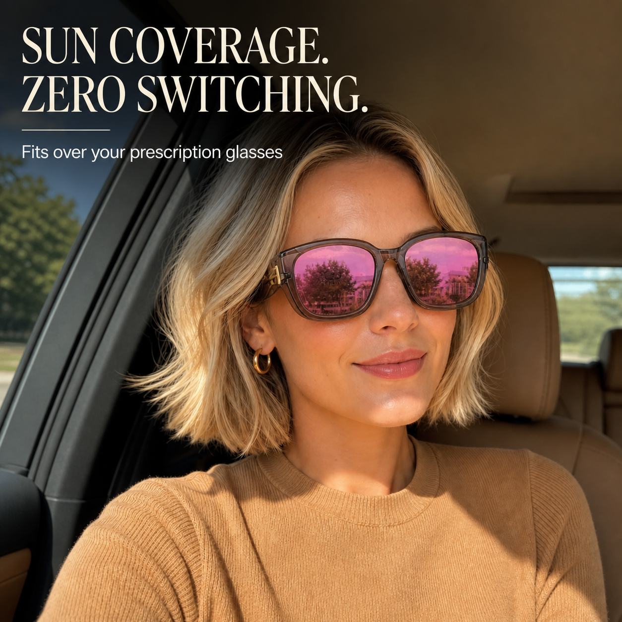 Fitover Mirrored & Polarized Sunglasses