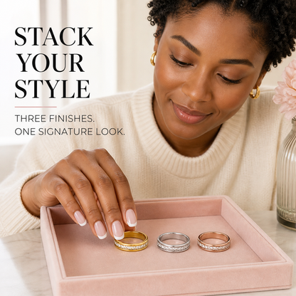Titanium Steel Anxiety Rings