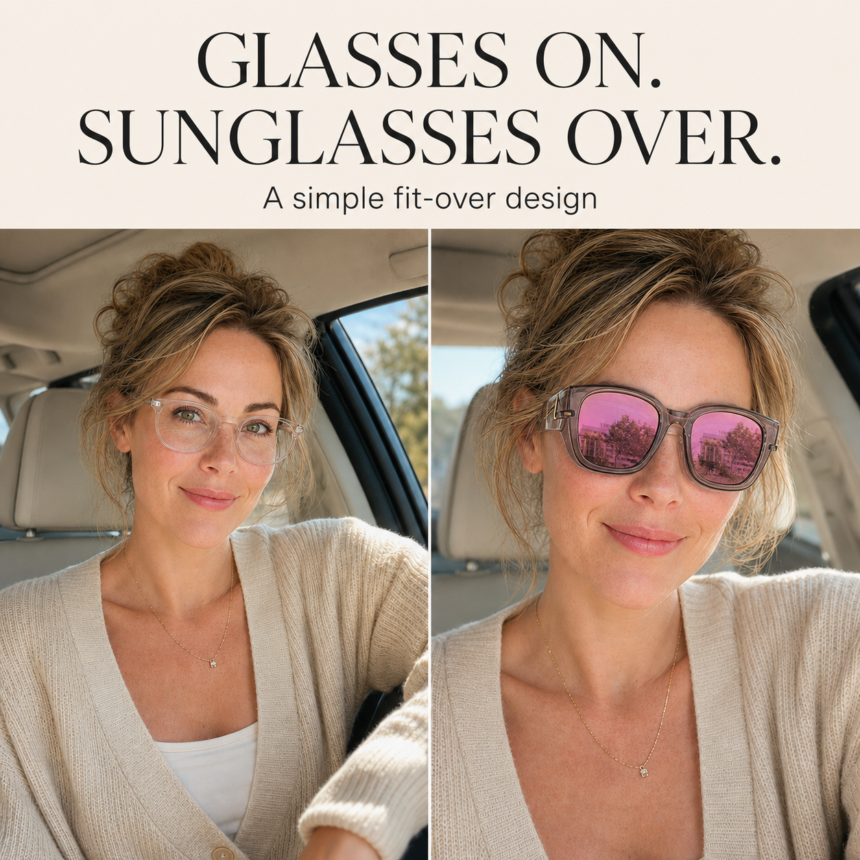 Fitover Mirrored & Polarized Sunglasses