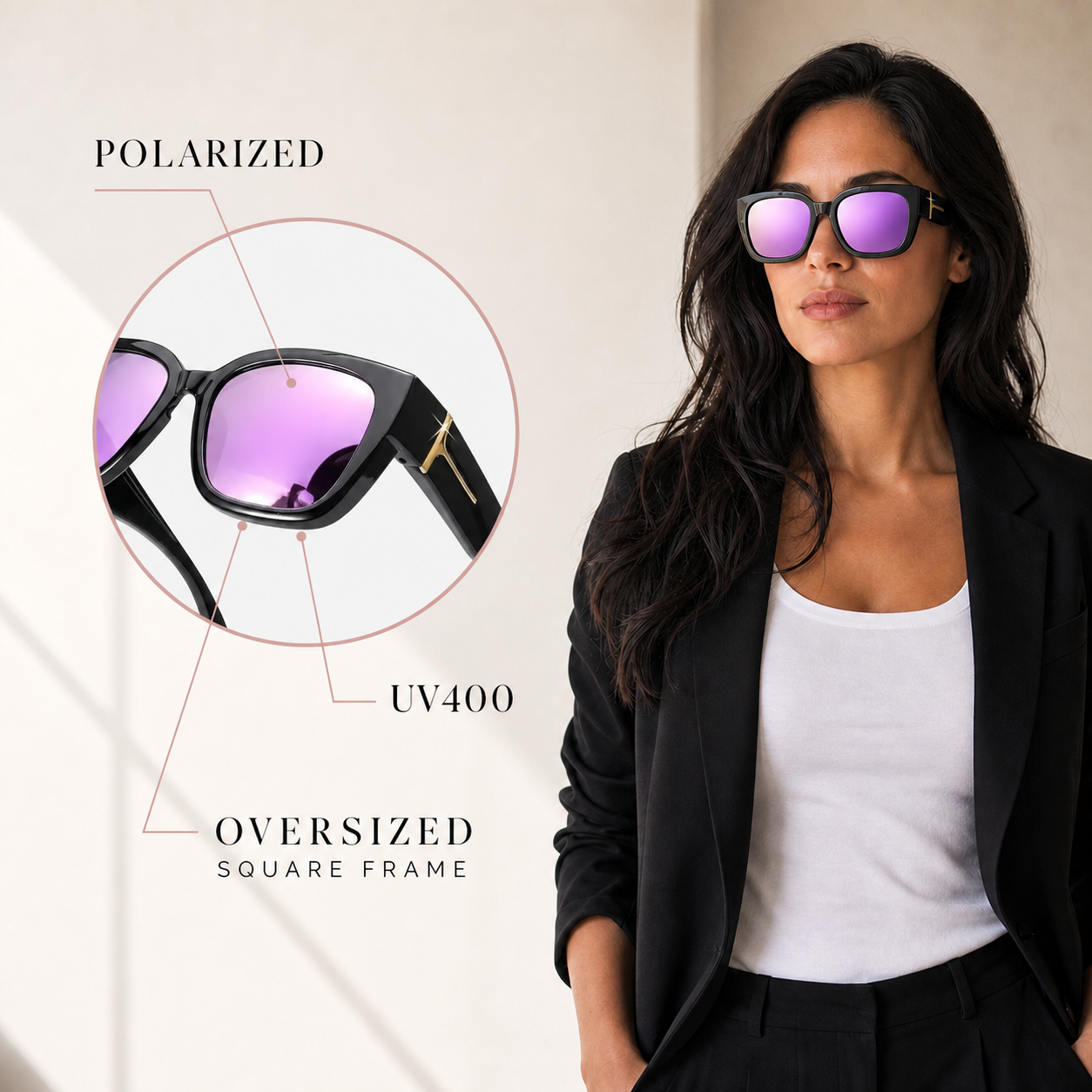Fitover Mirrored & Polarized Sunglasses