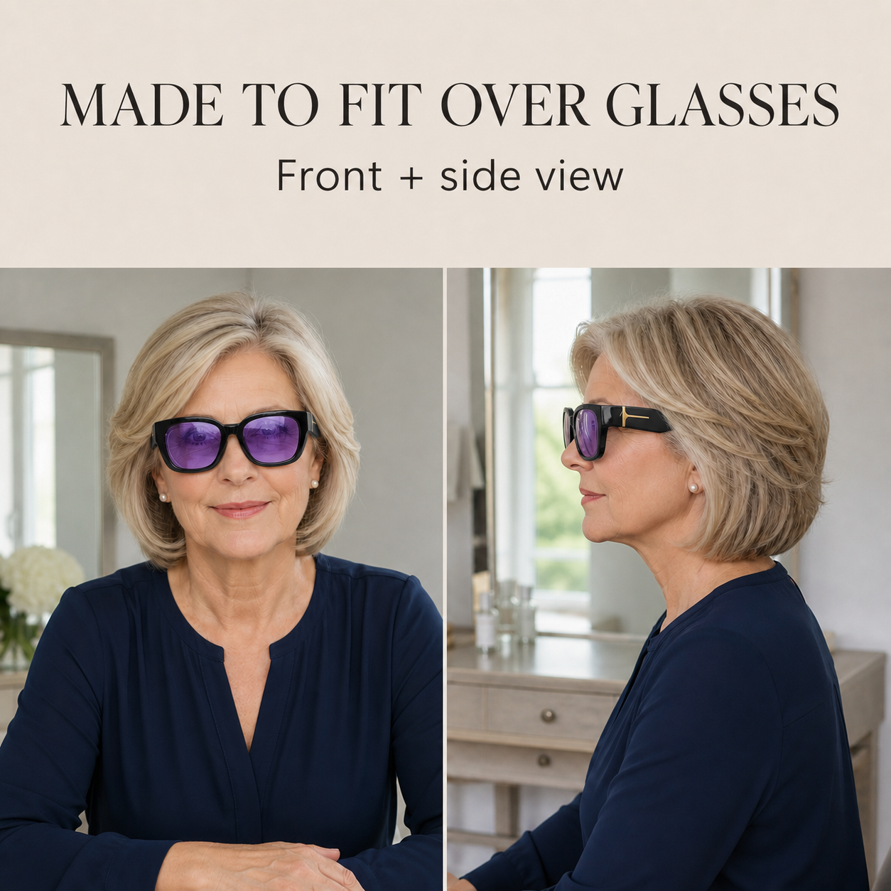 Fitover Mirrored & Polarized Sunglasses