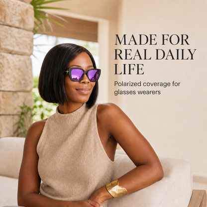Fitover Mirrored & Polarized Sunglasses