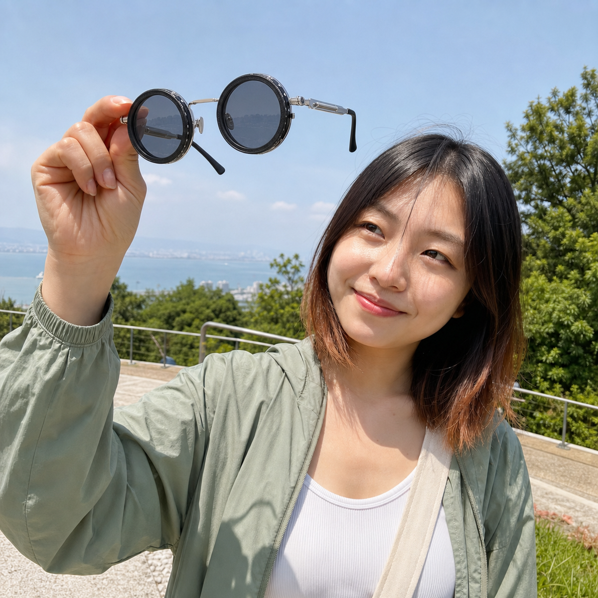 Steampunk Nine-Speed Rotating Shades