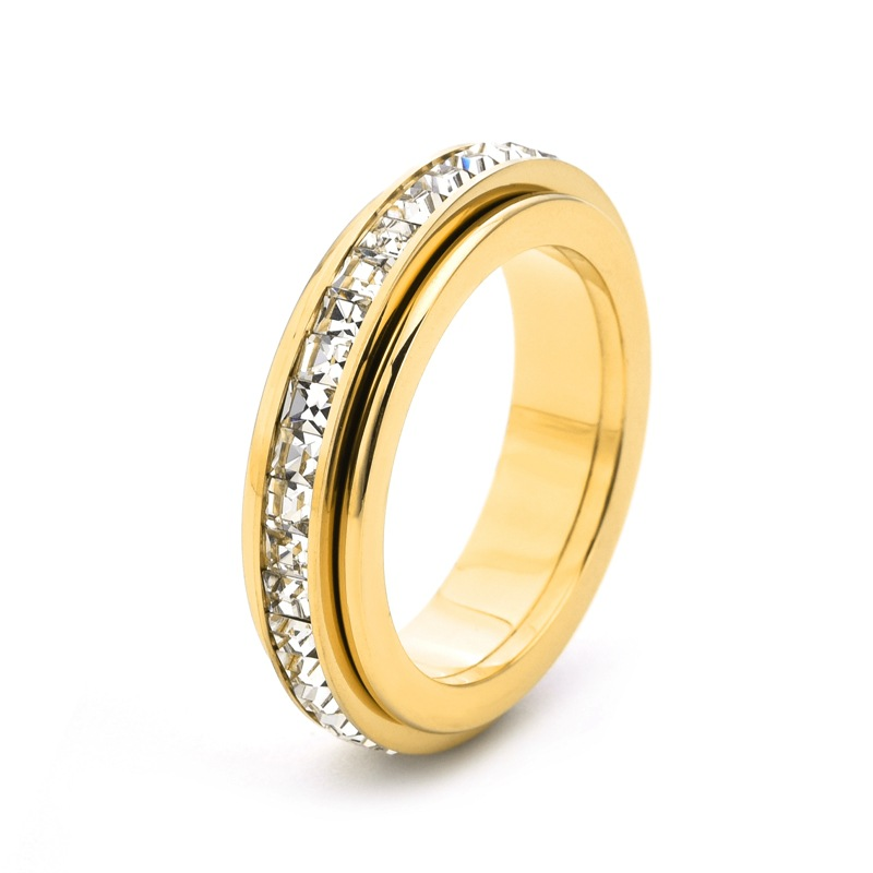 Titanium Steel Anxiety Rings