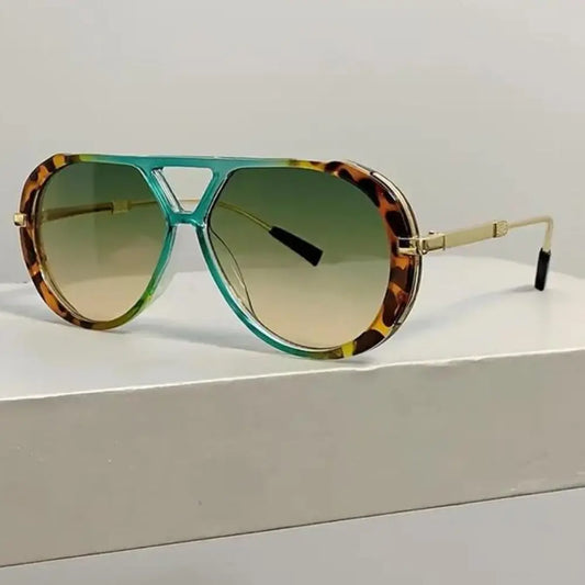 Y2K Retro Fashion Tortoise Shell Polarized Sunglasses