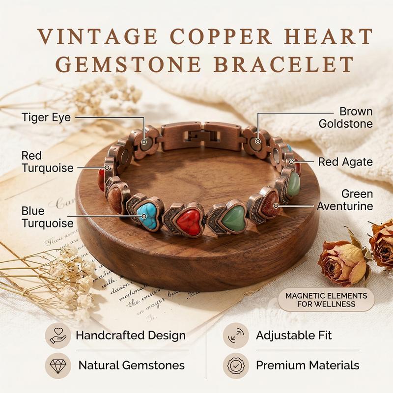 Aura Stone Copper Bracelet