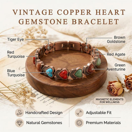 Aura Stone Copper Bracelet