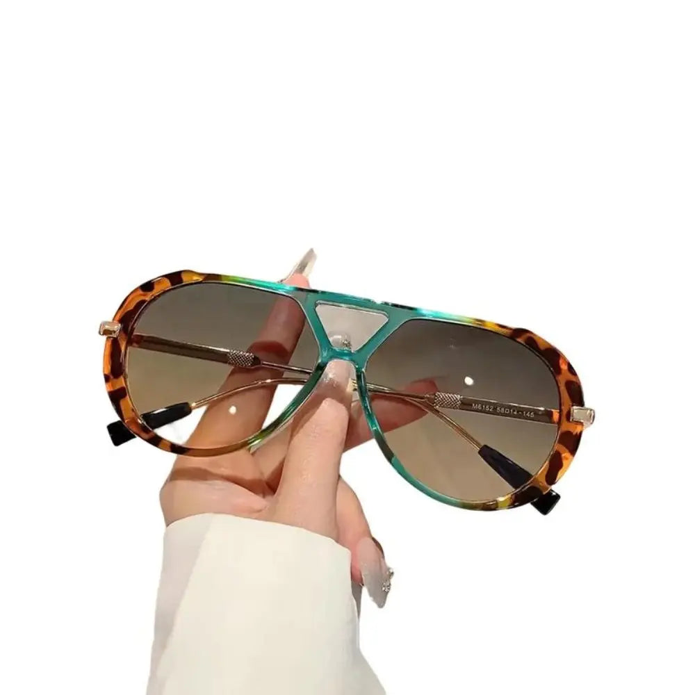 Y2K Retro Fashion Tortoise Shell Polarized Sunglasses