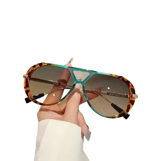 Y2K Retro Fashion Tortoise Shell Polarized Sunglasses