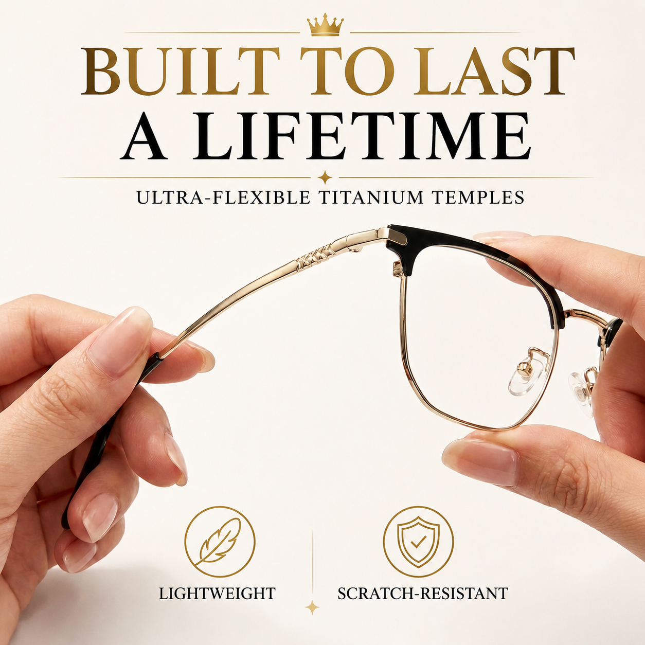 Transition Reading Glasses with UV Sun Protection