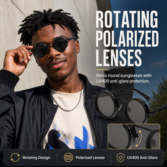 Steampunk Nine-Speed Rotating Shades