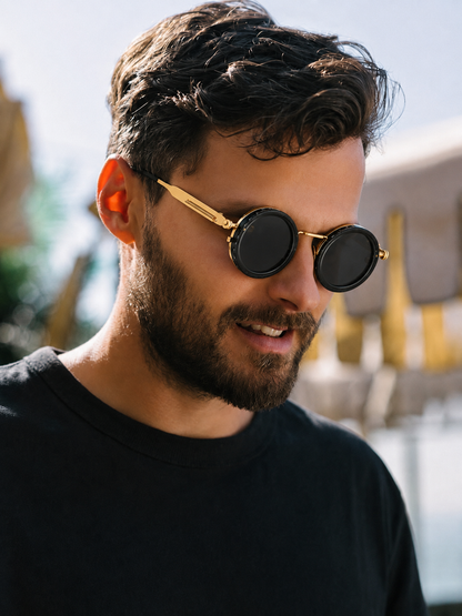Steampunk Nine-Speed Rotating Shades