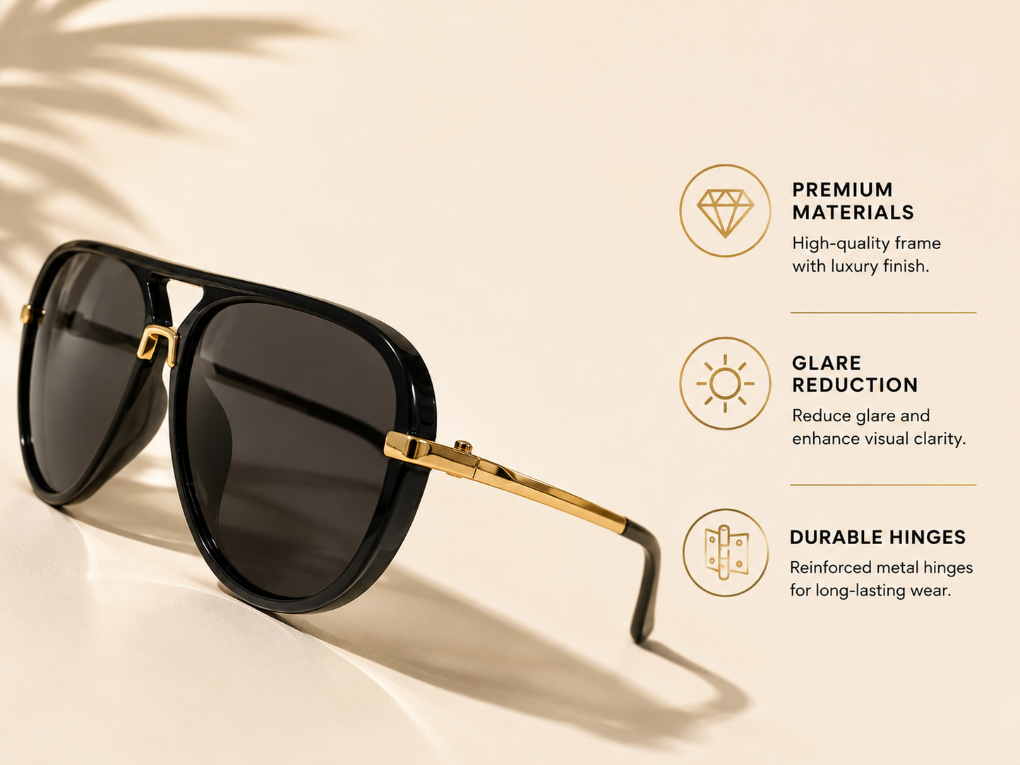 Cevani Aviator Sunglasses