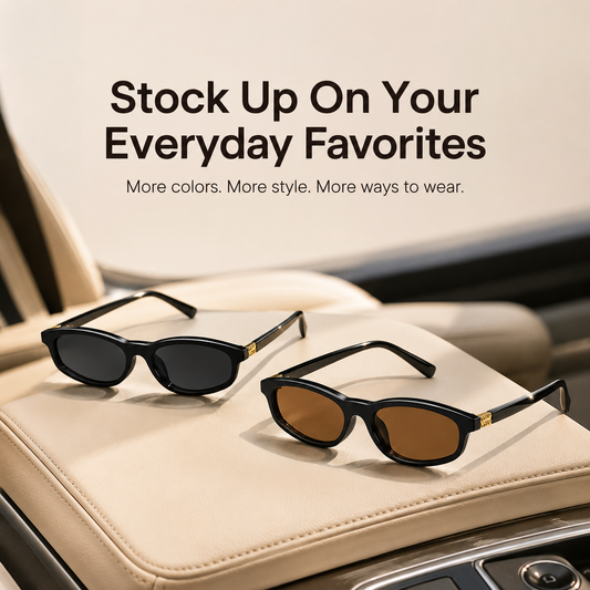 Oval Cat Eye Polarized Sunglasses