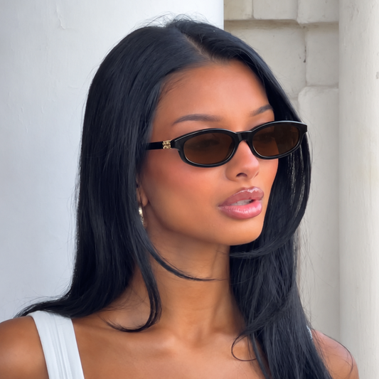 Oval Cat Eye Polarized Sunglasses