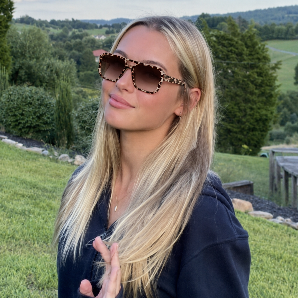 Cameron Oversized Polarized Navigator Sunglasses