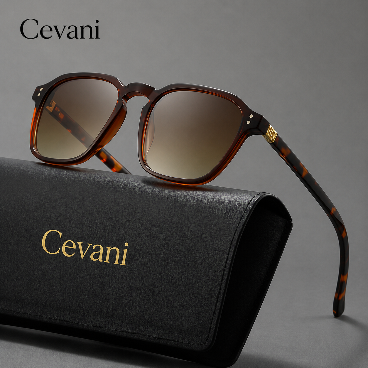 Polarized Square Retro Style Sunglasses