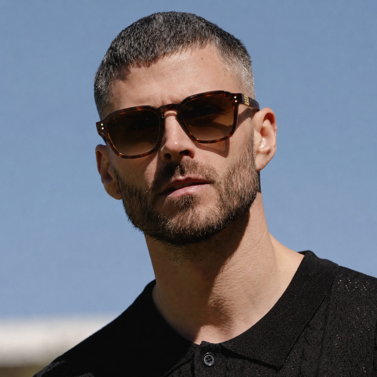 Polarized Square Retro Style Sunglasses