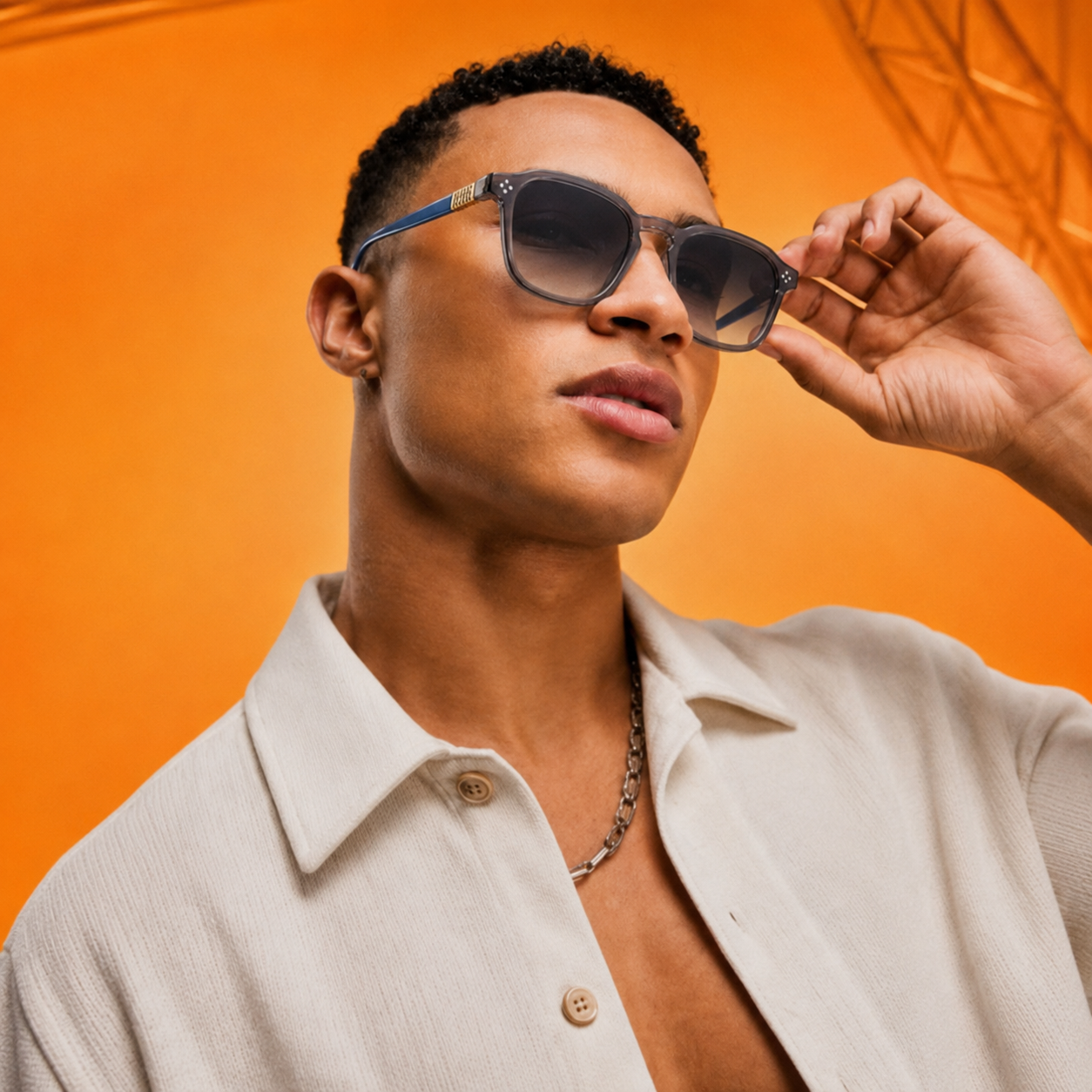 Polarized Square Retro Style Sunglasses