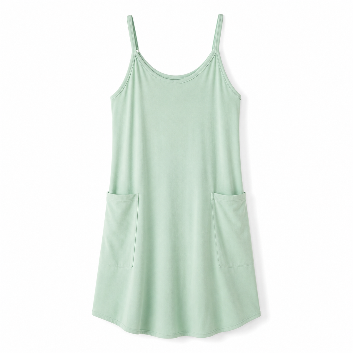 Sleeveless Mini Dress with Built-In Shorts