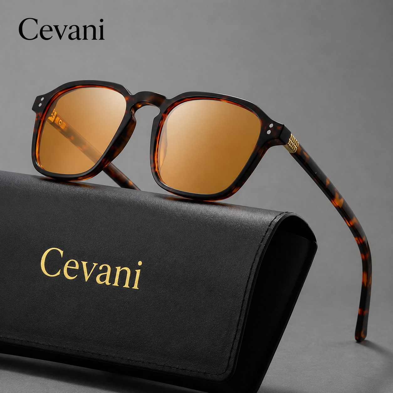 Polarized Square Retro Style Sunglasses