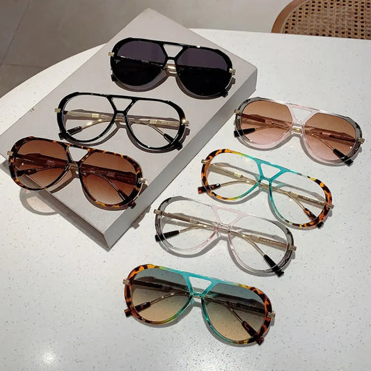 Y2K Retro Fashion Tortoise Shell Polarized Sunglasses