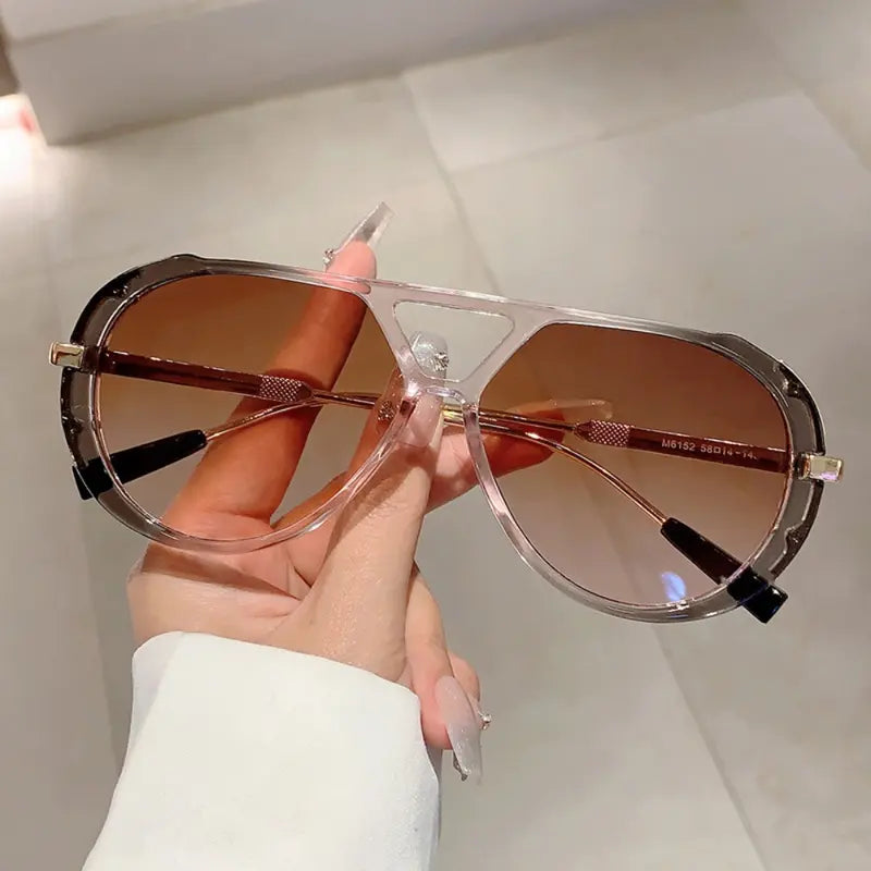 Y2K Retro Fashion Tortoise Shell Polarized Sunglasses