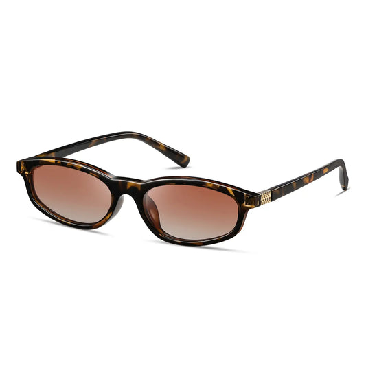 KIMORN Oval Cat Eye Polarized Sunglasses for Women, Y2K Vintage Style, for Travel Beach Daily Wear Summervibes