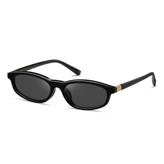 KIMORN Oval Cat Eye Polarized Sunglasses for Women, Y2K Vintage Style, for Travel Beach Daily Wear Summervibes