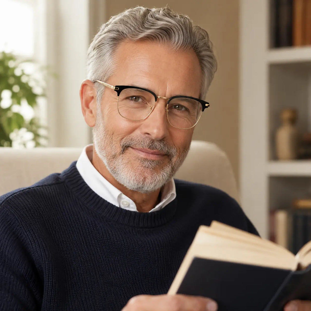 Transition Reading Glasses with UV Sun Protection