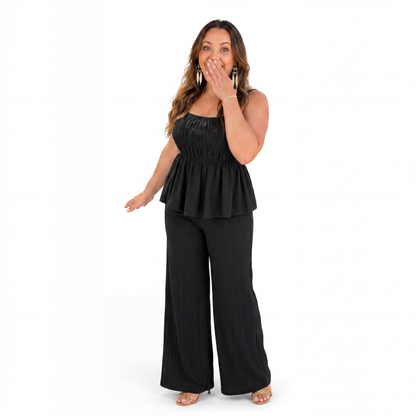 Cami Top & Wide Leg Pants Set