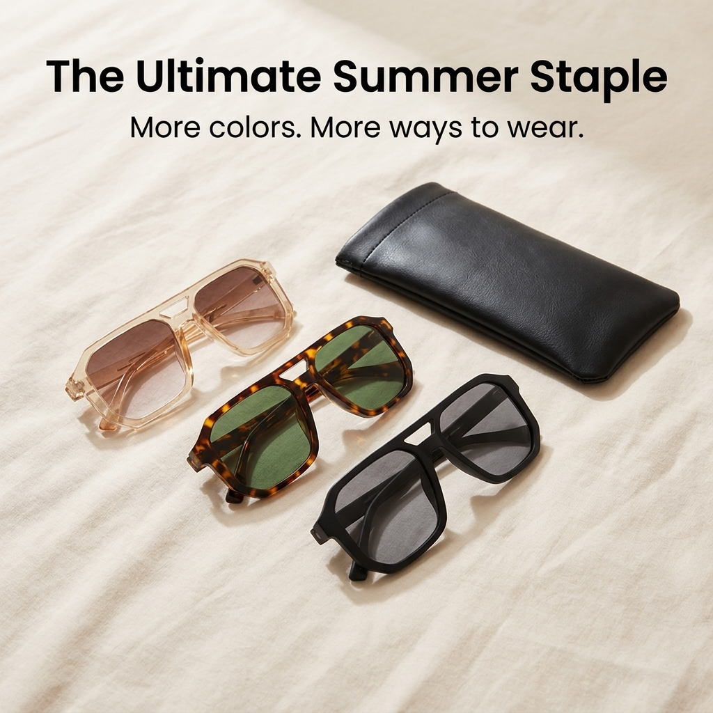 Cameron Oversized Polarized Navigator Sunglasses
