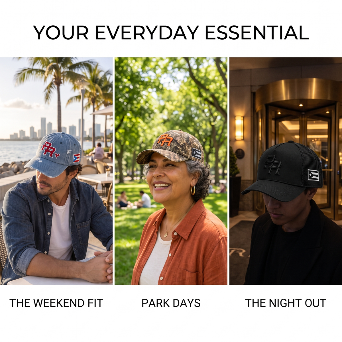 Puerto Rico PR cap everyday styling for city beach and weekend