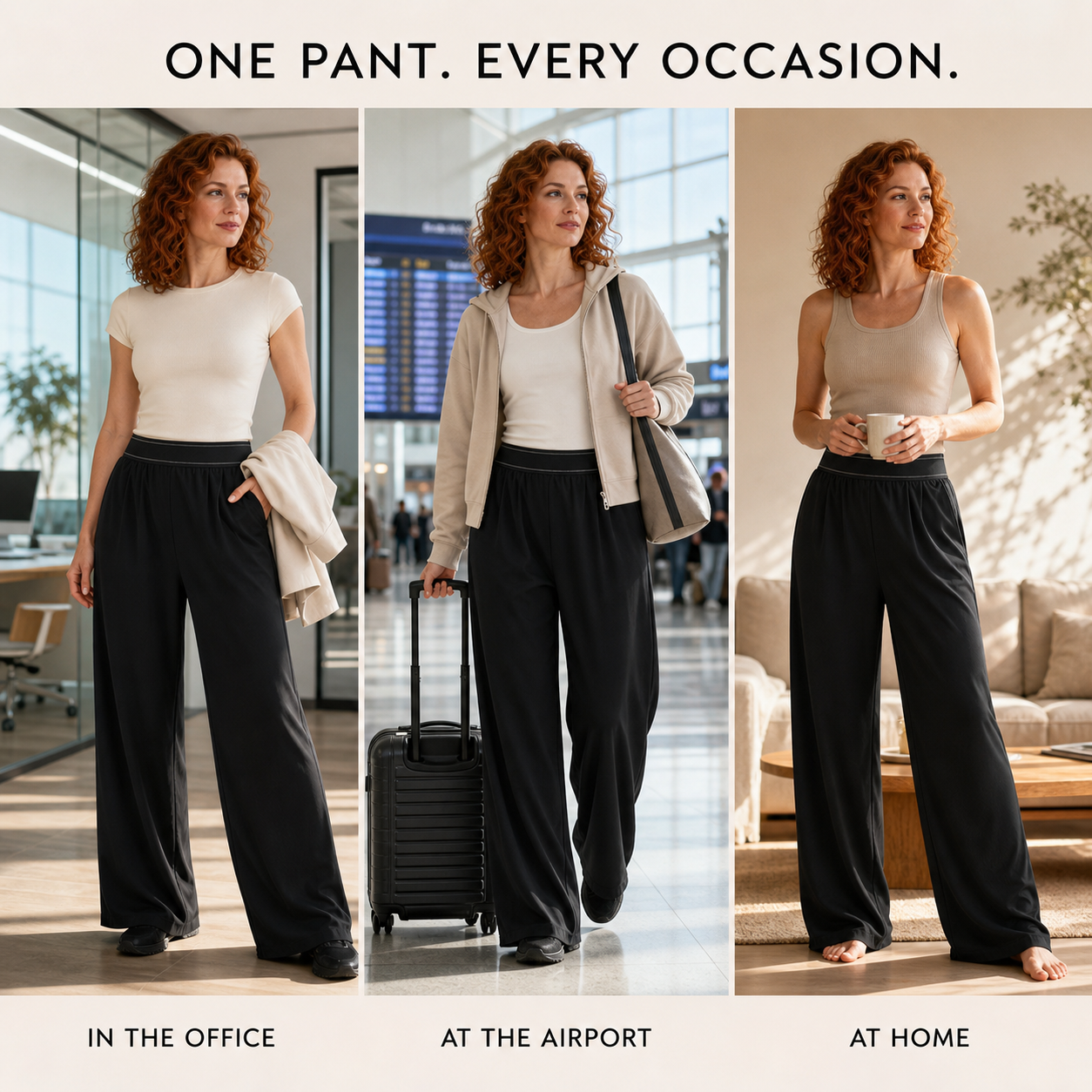 Three ways to wear Nova pants