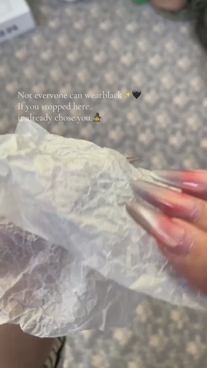 Customer-style video 4 showing the Vintage Black Stone Flower Ring