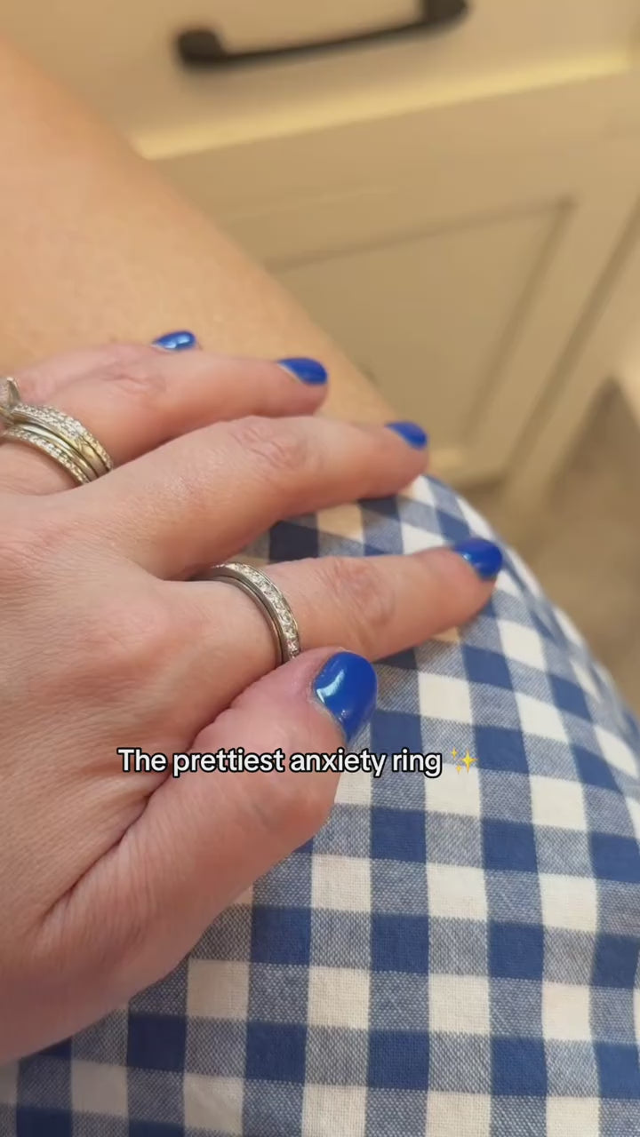 Titanium Steel Anxiety Rings