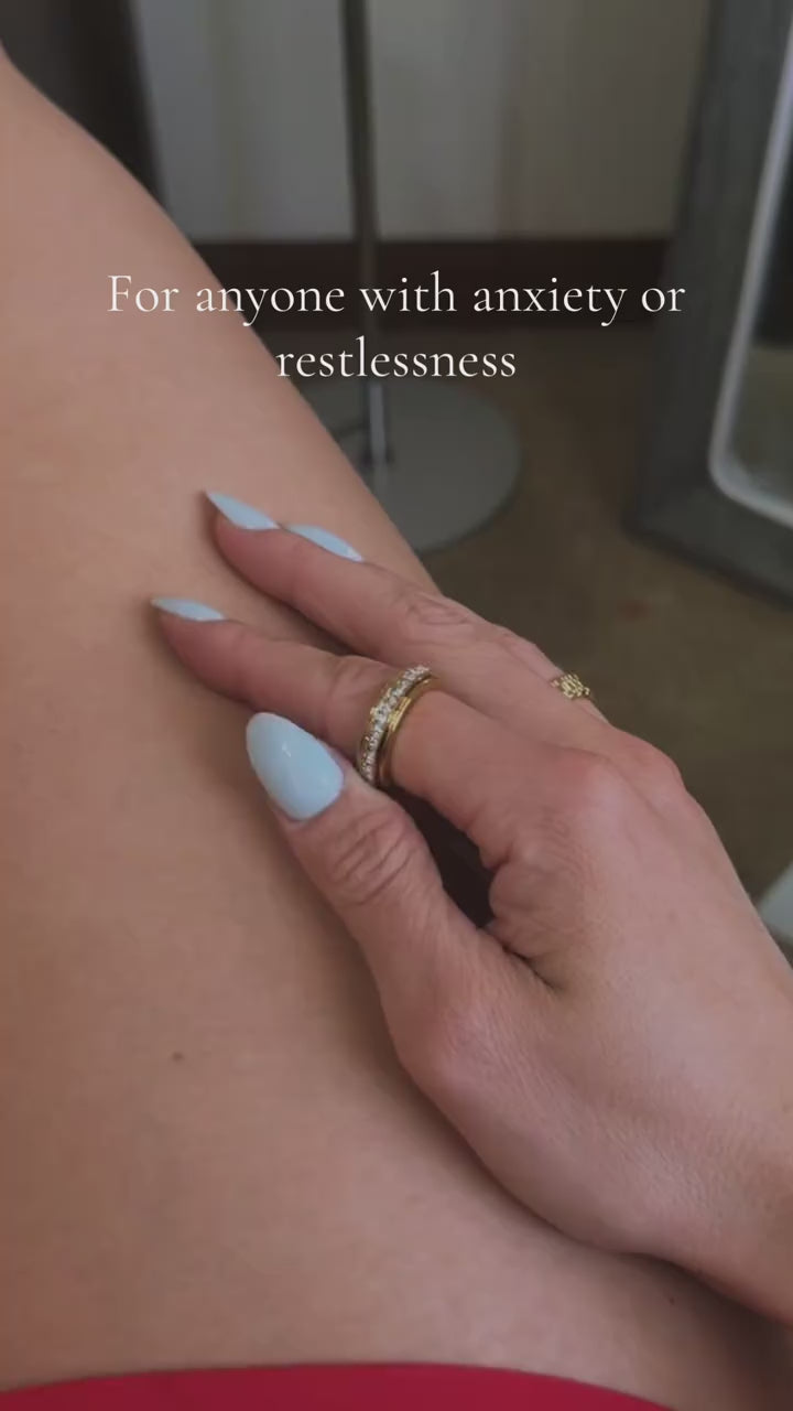 Titanium Steel Anxiety Rings