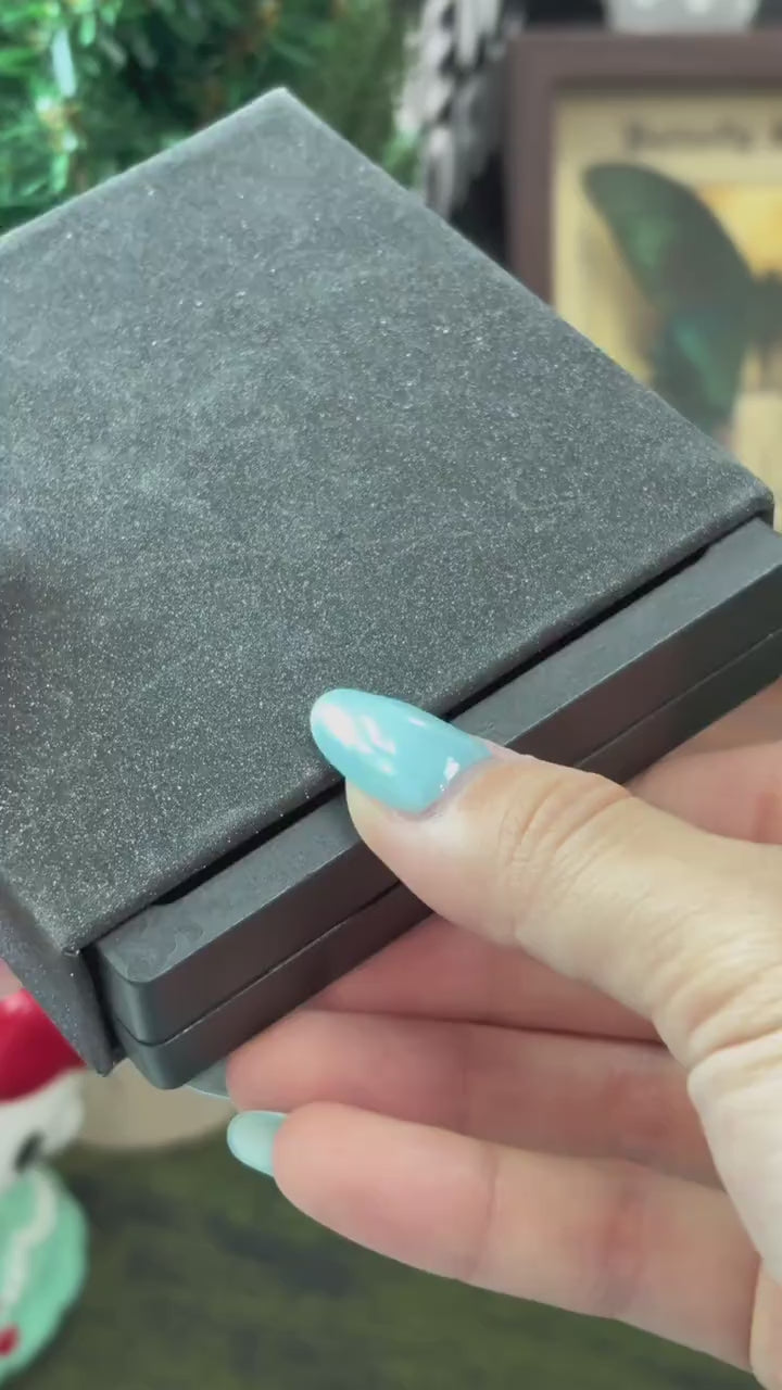 Customer-style video 6 showing the Vintage Black Stone Flower Ring