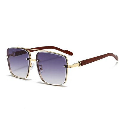 Riviera Square Sunglasses in Amethyst Gradient