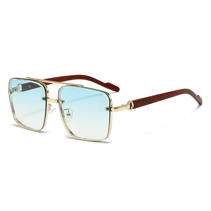 Riviera Square Sunglasses in Sky Mist Gradient