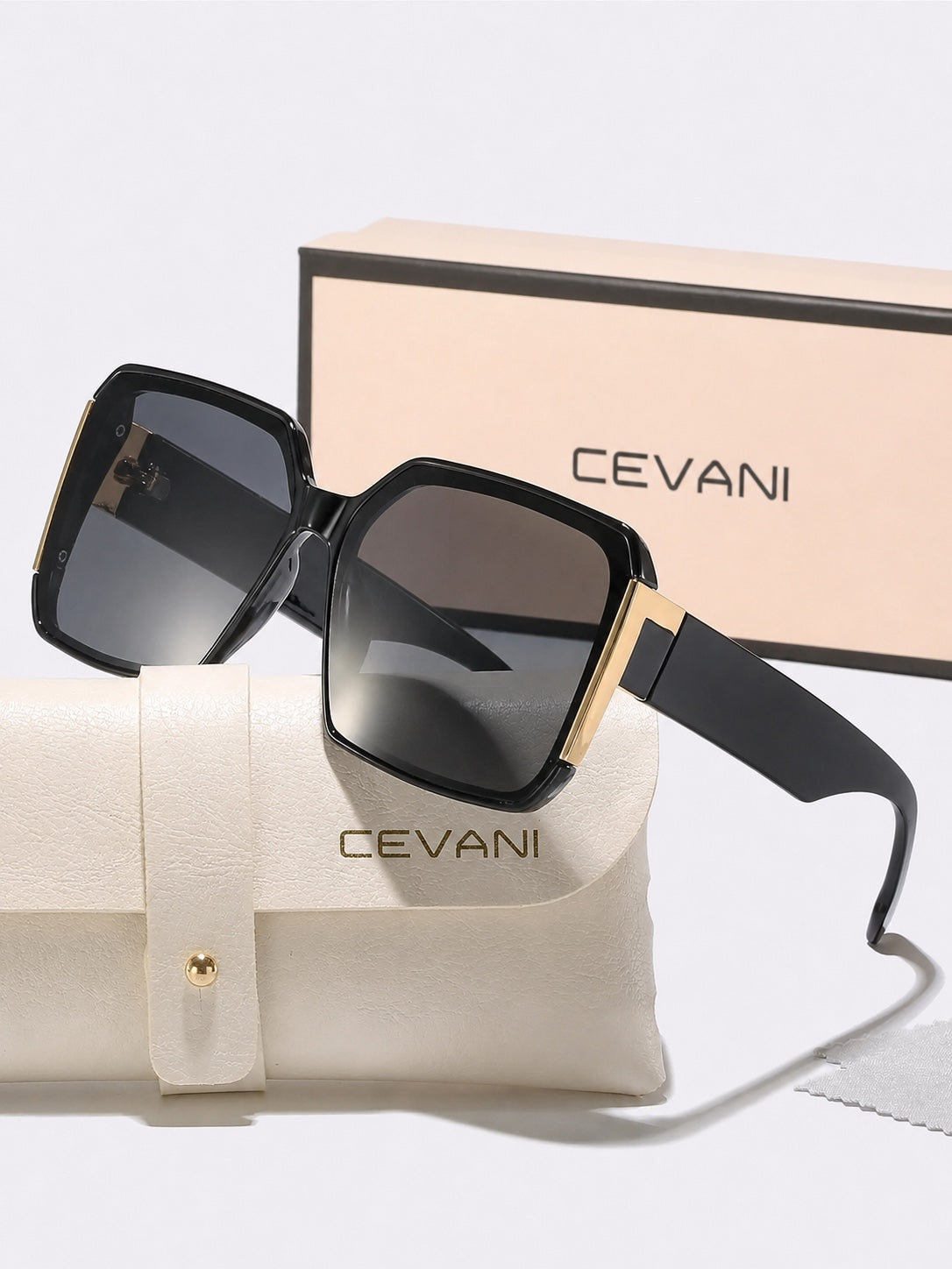 The Solara Shades in Black by Cevani