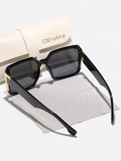 Open view of The Solara Shades in Black by Cevani