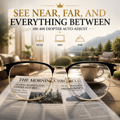 Transition Reading Glasses with UV Sun Protection